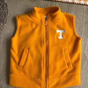 University of Tennessee Orange Fleece Vest with Logo, 3T